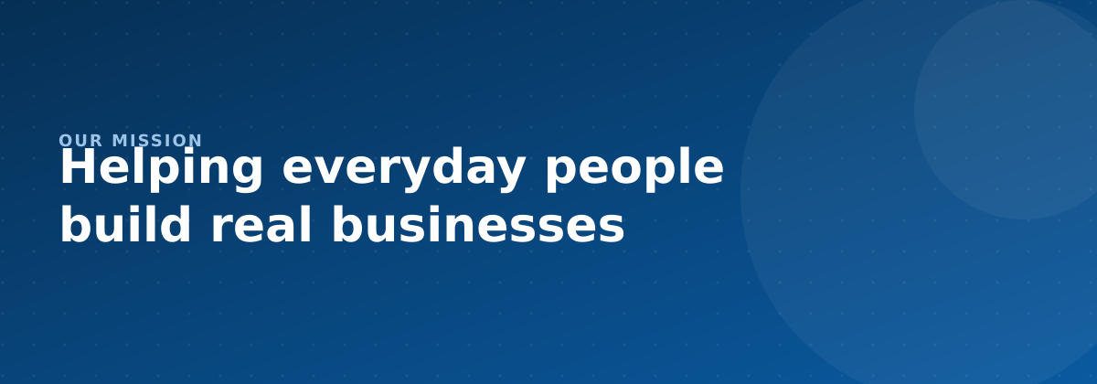 Helping everyday people build real cleaning businesses