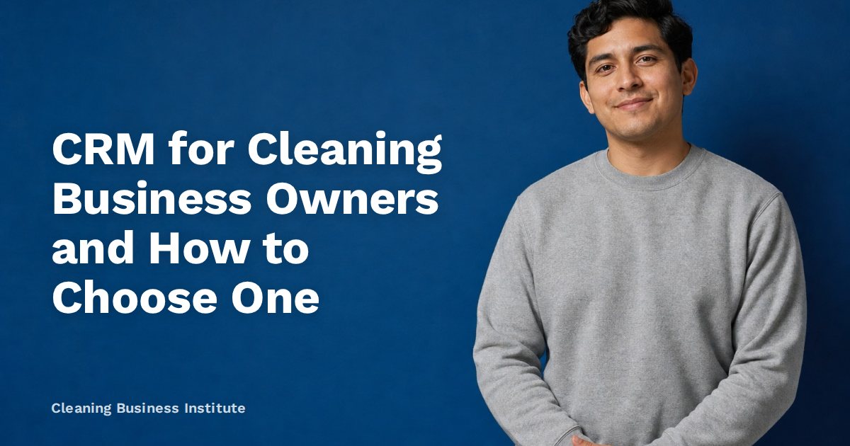 CRM for Cleaning Business Owners and How to Choose One