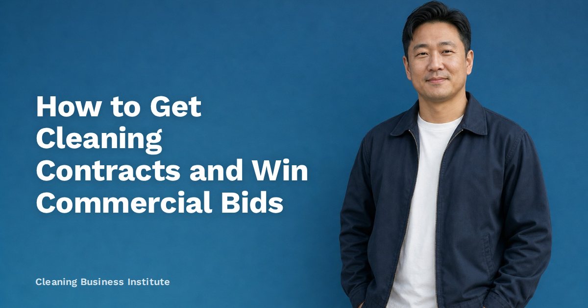 How to Get Cleaning Contracts and Win Commercial Bids