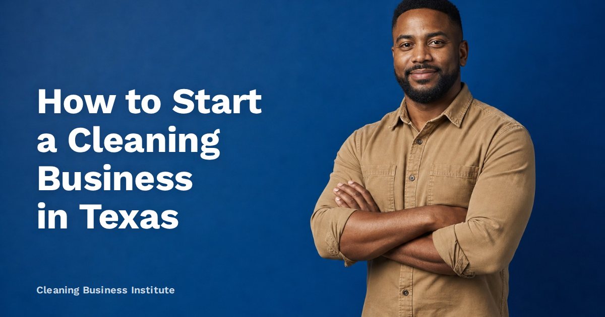 How to Start a Cleaning Business in Texas