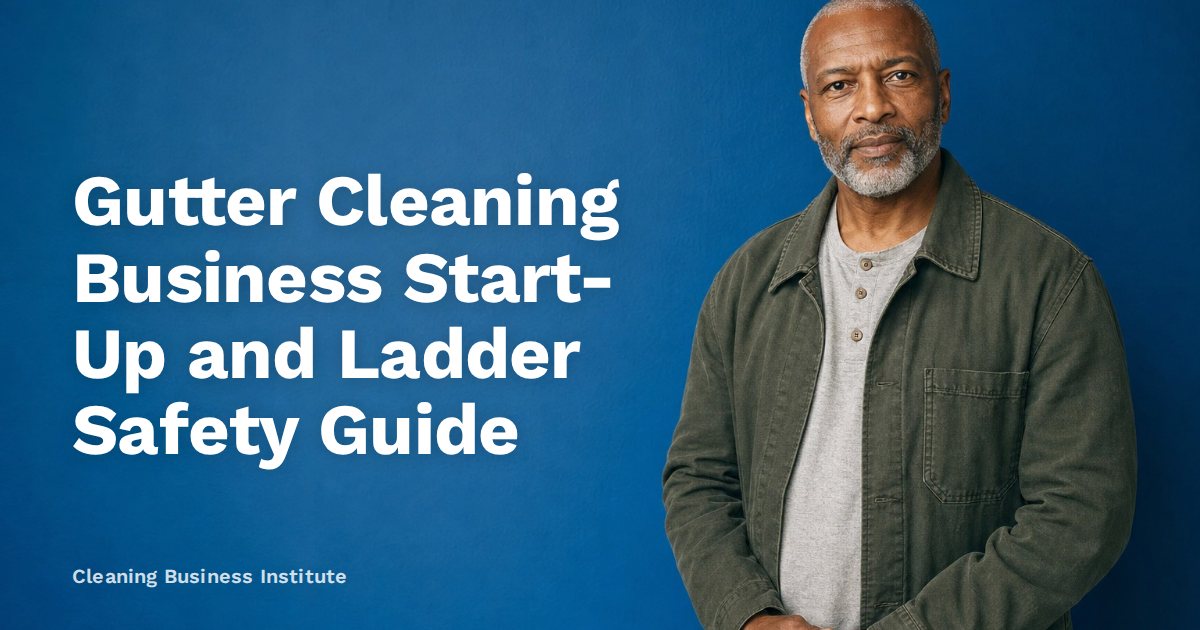 Gutter Cleaning Business Start-Up and Ladder Safety Guide