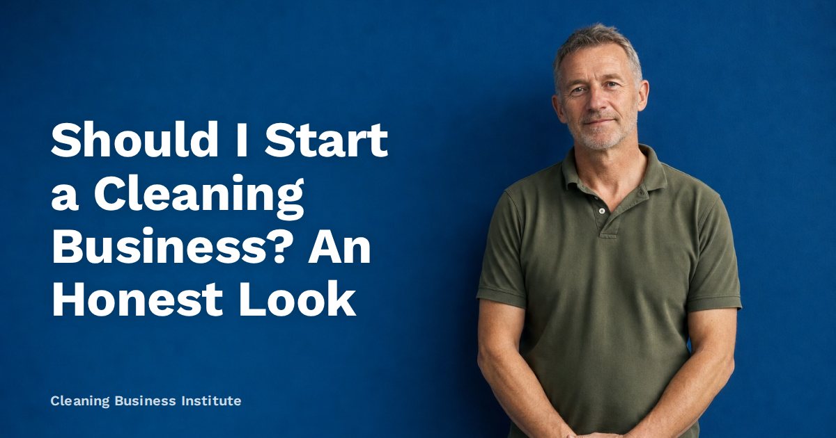 Should I Start a Cleaning Business? An Honest Look
