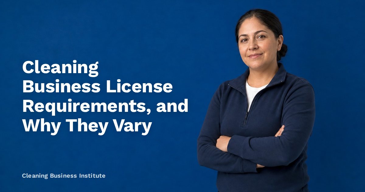 Cleaning Business License Requirements, and Why They Vary